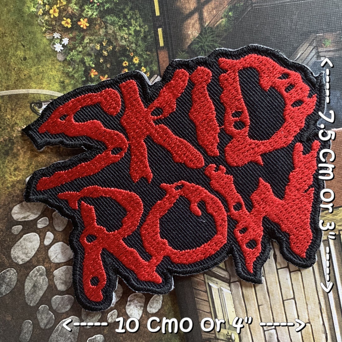 Skid Row วงดนตรี ร็อค เฮฟวี่เมทัล พังค์ ตัวรีดแบบปัก อาร์มปัก ตัวรีดติดเสื้อ ตัวรีด ติดกระเป๋า ติดหมวก ติดแจ๊คเก็ต Rock Iron on Embroidered Patch