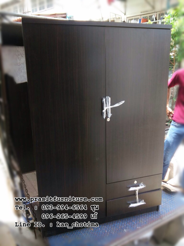 ตู้เสื้อผ้า 4 ฟุต 2 ลิ้นชัก รุ่น "SP120"
