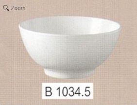 ชามแบ่ง เมลามีน 4.5 นิ้ว Flowerware สีขาว (B1034.5)