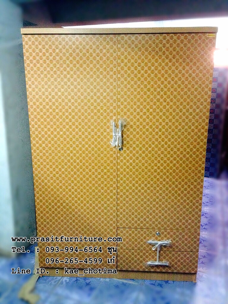 ตู้เสื้อผ้า 4 ฟุต 2 ลิ้นชัก รุ่น "SP120"