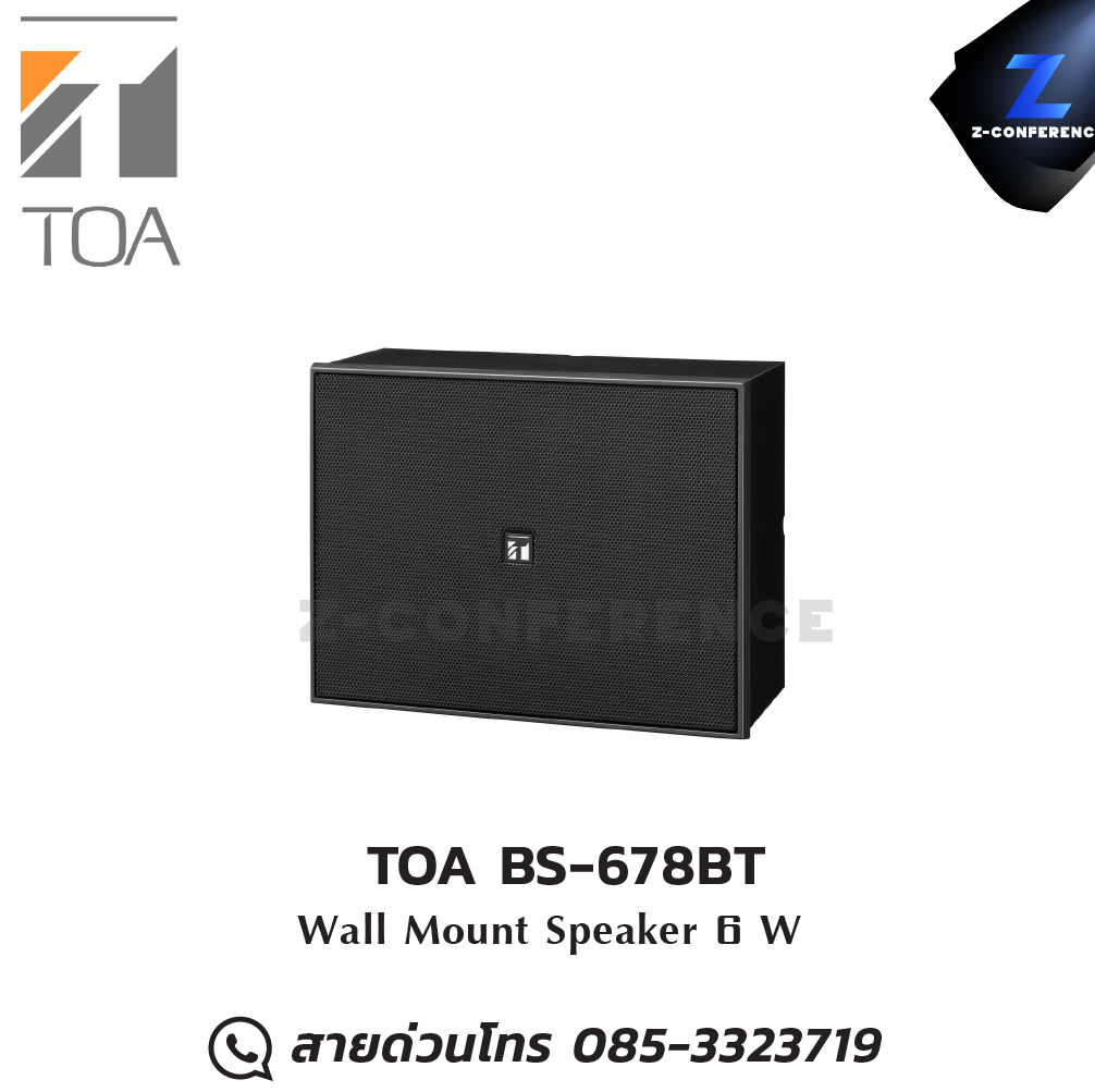 TOA BS-678BT Wall Mount Speaker 8 W ลำโพง , ตู้ลำโพง , speaker