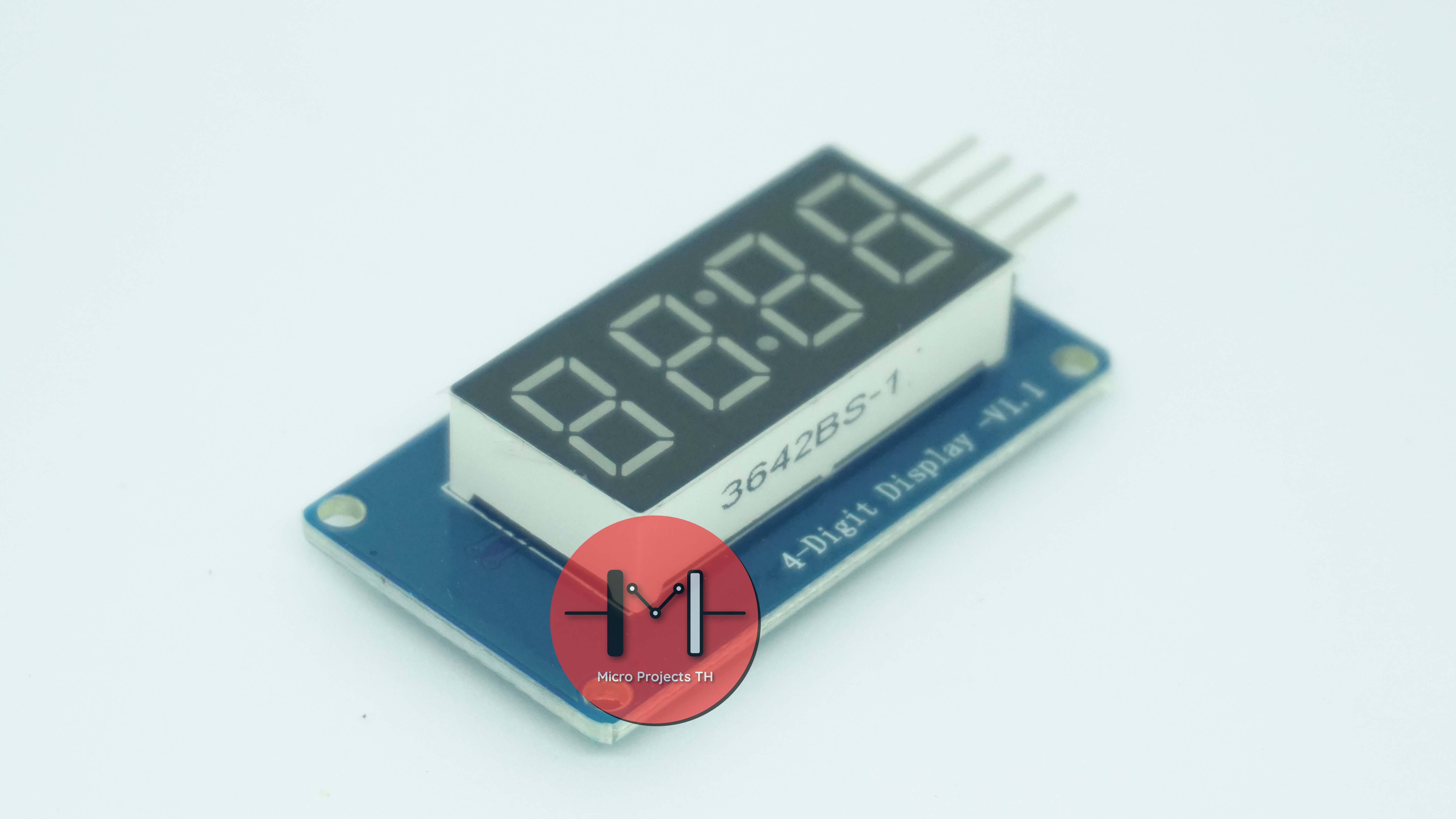 4-Digit Display TM1637 Red LED Display