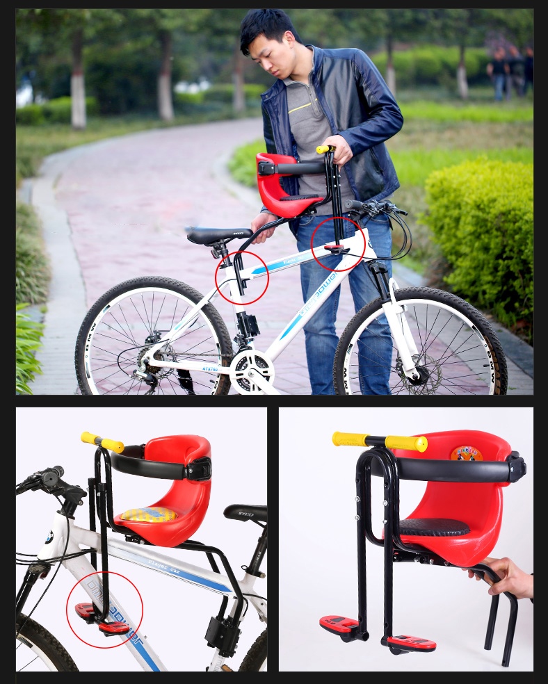 ที่นั่งเสริมจักรยานเด็ก Mountain Bike ที่กั้นรอบตัว