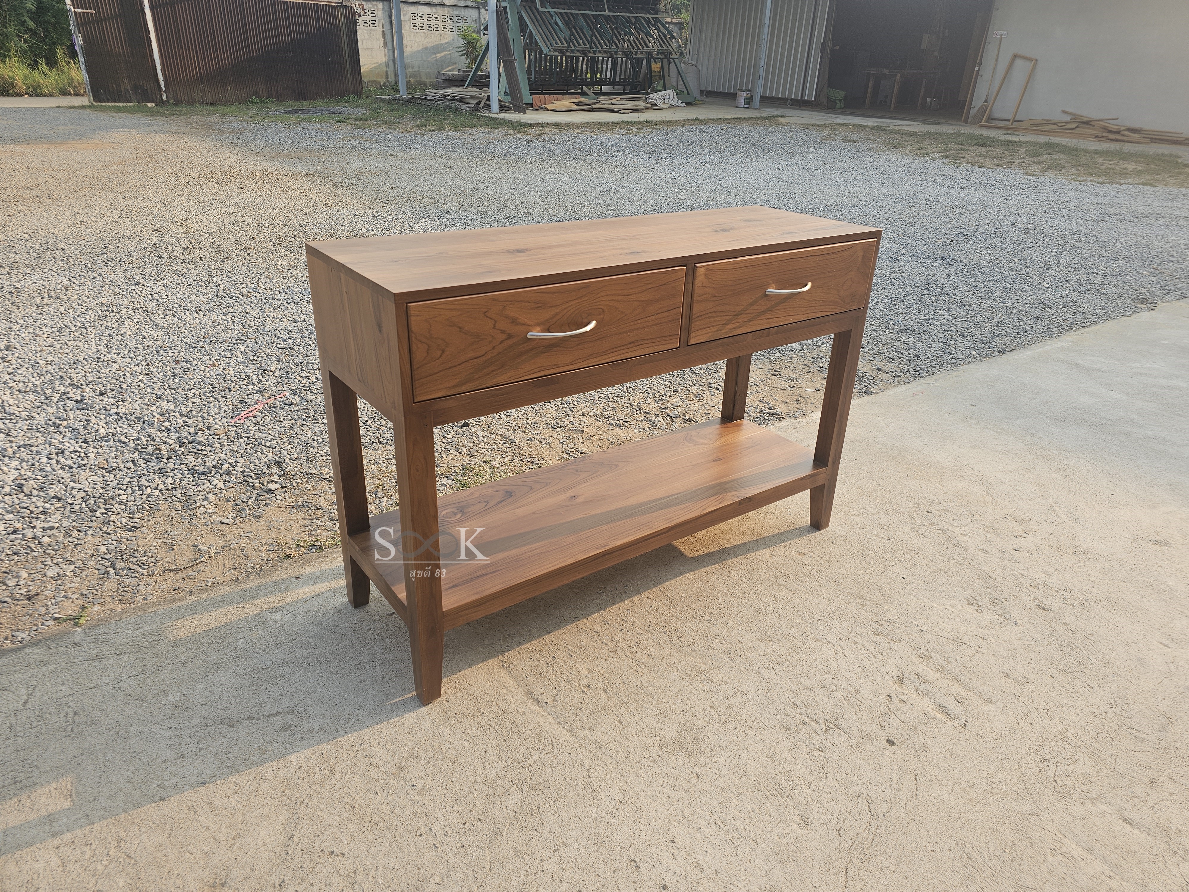 โต๊ะคอนโซลขาตรง 1.20 ม.