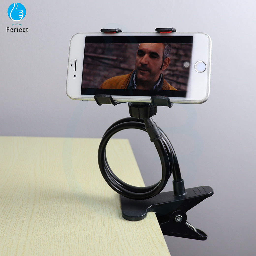ขายึดมือถือบนหัวเตียงนอนดูหนัง!! ของดีคนขี้เกียจ ที่ยึดมือถือขาตั้งคลิปสำหรับมือถือ สะดวก สบาย ไม่ต้องถือให้เมื่อยมือ รุ่น MBH - 7
