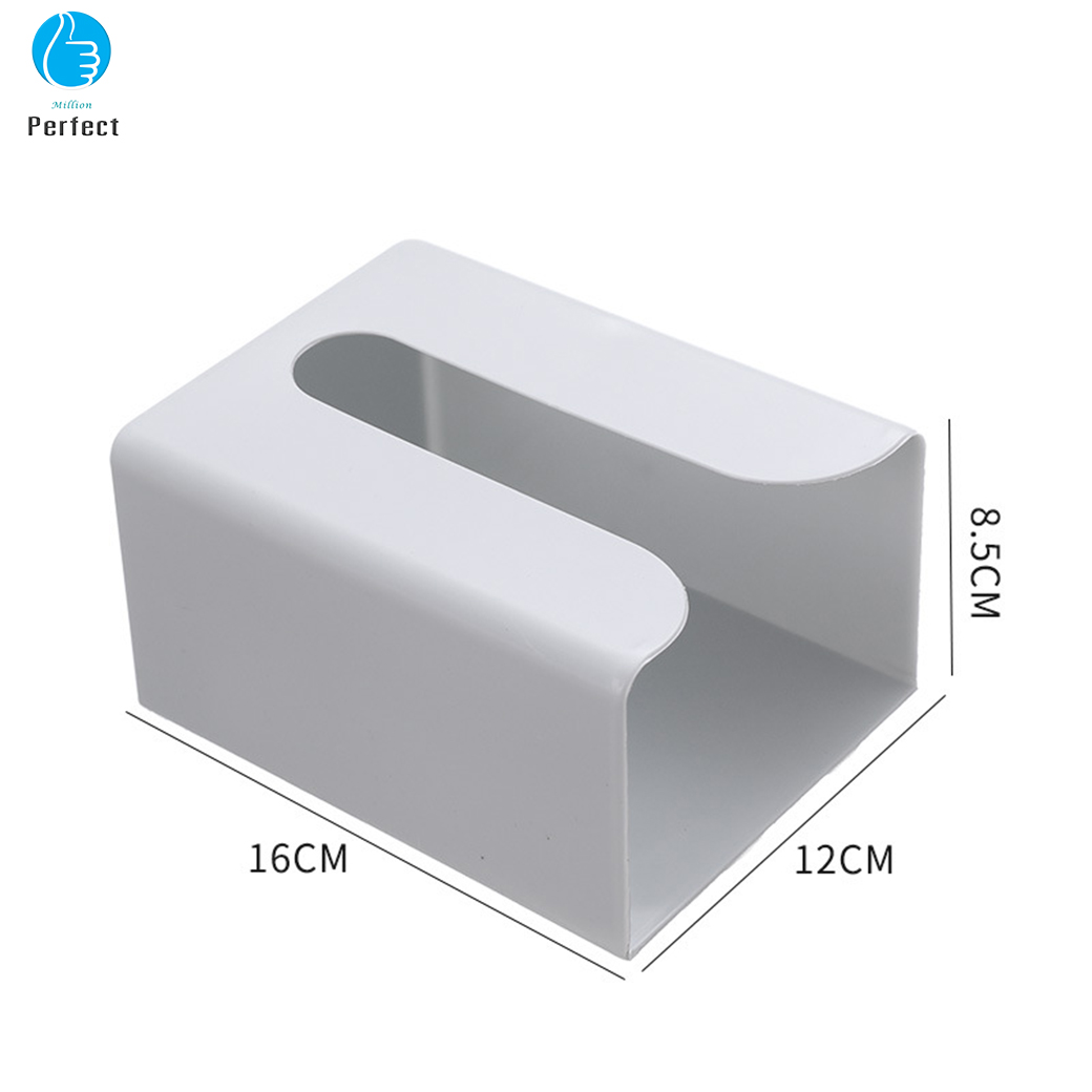 กล่องทิชชู่ติดผนัง กล่องใส่กระดาษทิชชู่ติดผนัง กล่องกระดาษทิชชู่ติดผนัง กล่องใส่ทิชชู่ ไม่ต้องเจาะผนัง รุ่น TB19