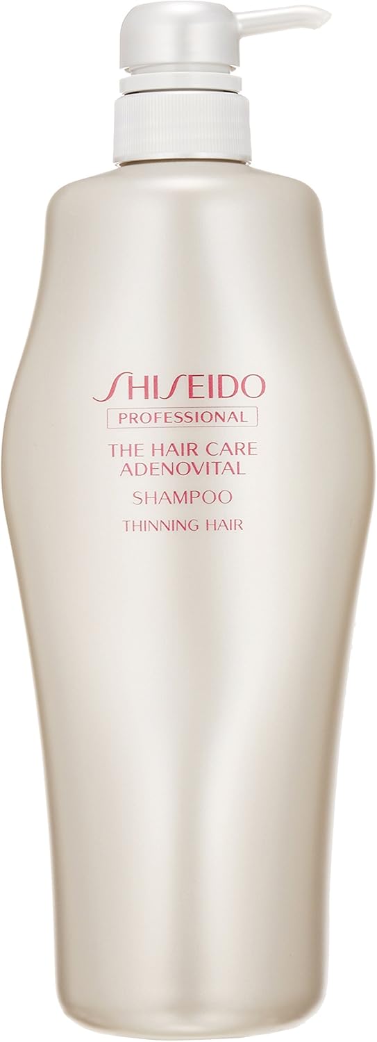 Shiseido Adenovital Shampoo 1,000 มล. แชมพูจากชิเซโด้ สำหรับผู้มีปัญหาผมร่วงมาก ผมบาง ผมลีบบางแบน และผมขาว (ฉลากญี่ปุ่น) ของแท้100%