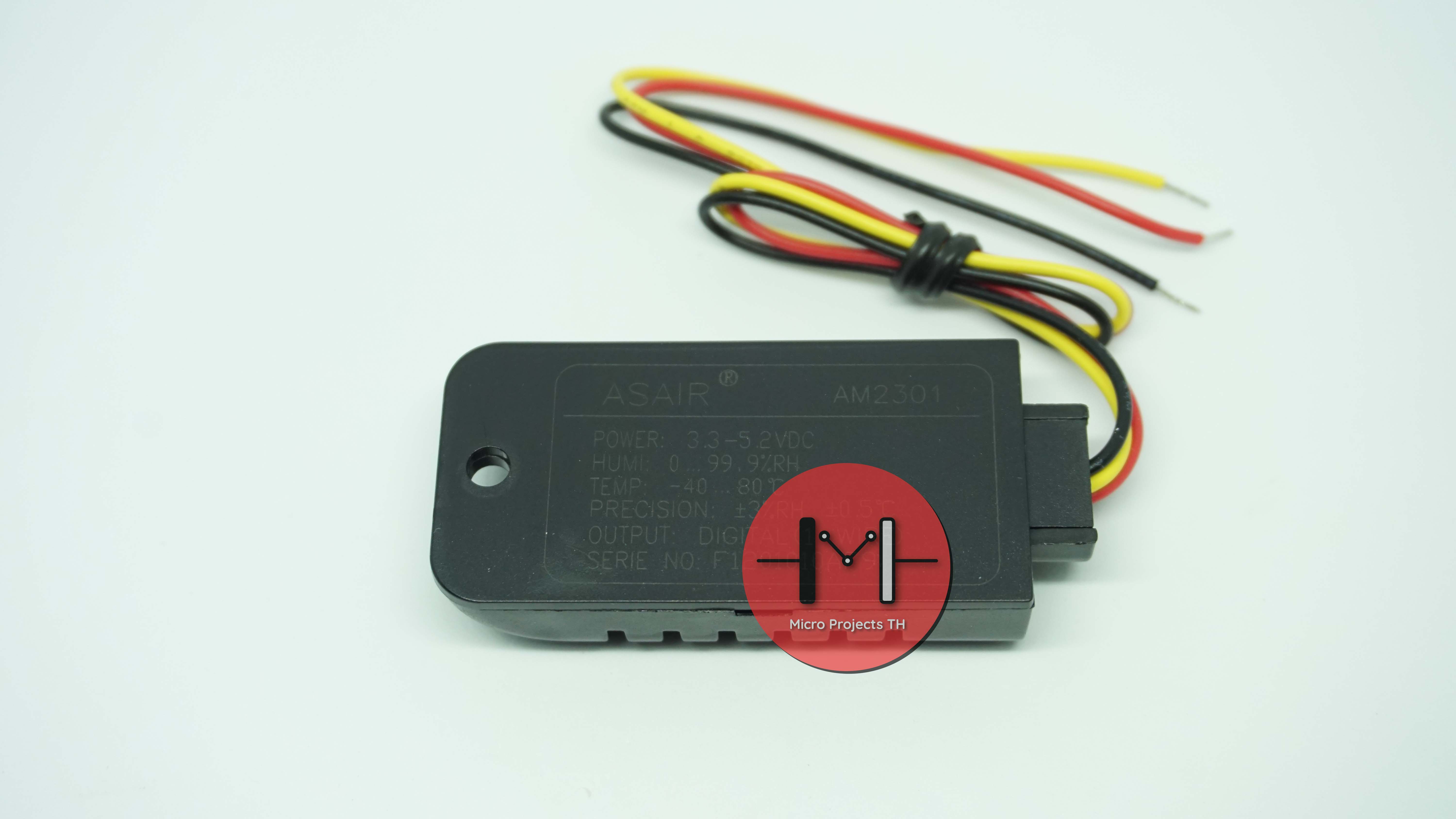 DHT21/AM2301 โมดูลเซ็นเซอร์วัดความชื้นและอุณหภูมิ