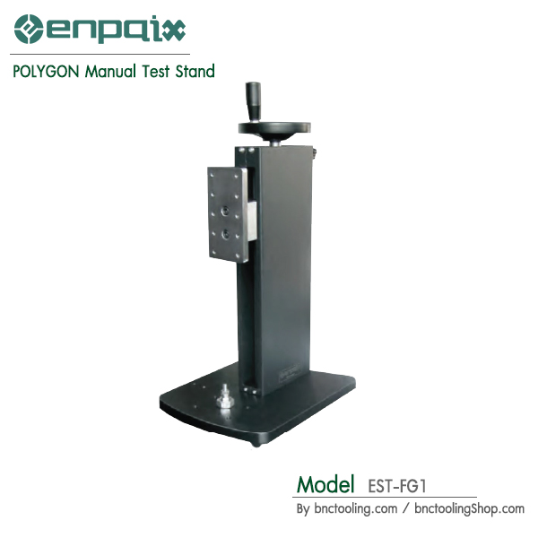 แท่นสำหรับจับเครื่องวัดแรงดึงแรงกดด้วยมือ,POLYGON,Manual Test Stand,EST-FG1