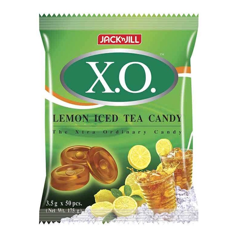 X.O. เอ็กซ์โอ ลูกอม รสชามะนาว ถุง 50 เม็ด