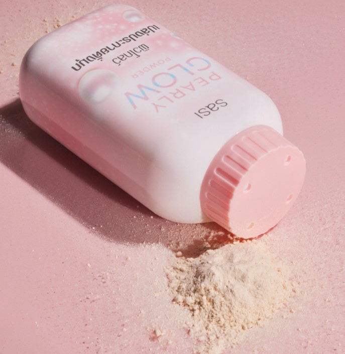 Sasi Pearly Glow Powder 50 g. ศศิ เพิร์ลลี่ โกลว์ พาวเดอร์ 50 กรัม แป้งฝุ่นศศิ คุมมัน เพิ่มวิงค์ ผิวโกลว์ เปล่งประกายดั่งมุก