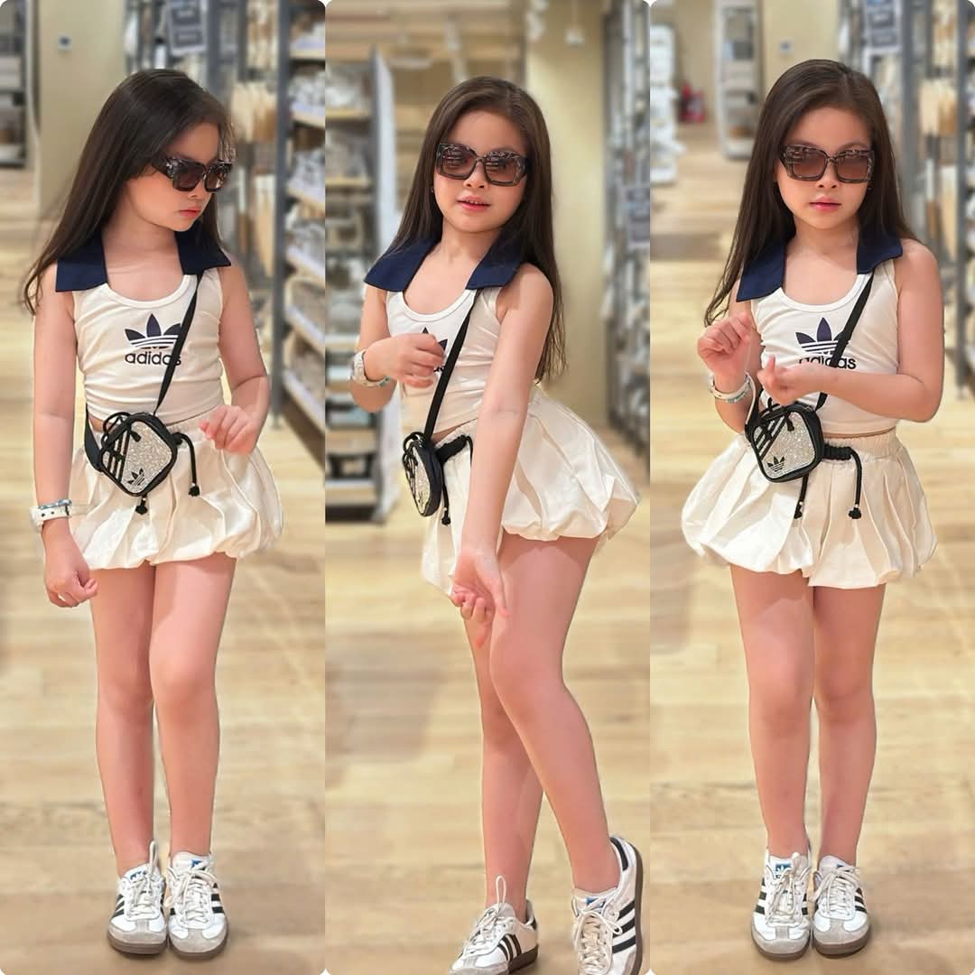 🔥พร้อมส่ง ชุดเด็กผู้หญิงแฟชั่นเวียดนาม/M3.71/นน.17-18kg/2ชิ้น