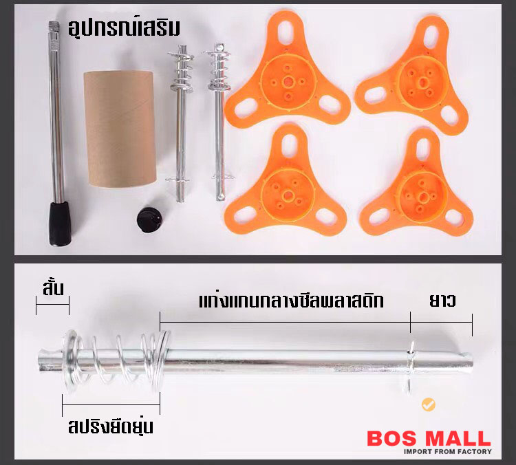 ทนทานต่อการใช้งานด้วยวัสดุที่เป็นสแตนเลส ไม่ก่อให้เกิดสนิม