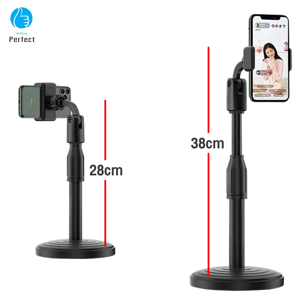 ขาตั้งมือถือบนโต๊ะ รุ่น PH1 ขาตั้งโทรศัพท์มือถือ แท่นวางมือถือ ที่ตั้งโทรศัพท์ แข็งแรงทนทาน ขาตั้งโต๊ะไลฟ์สด