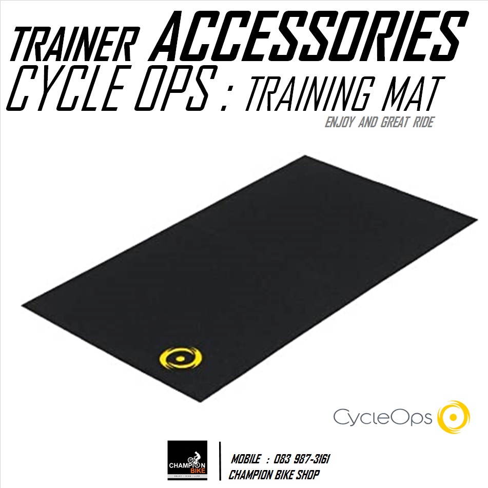 เสื่อรองเทรนเนอร์ CYCLEOPS : TRAINING MAT FOR BIKE