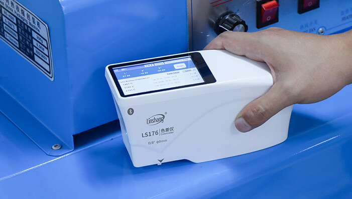 Linshang LS176, Spectrophotometer, Full spectrum LED light source with balanced spectral distribution in the visible light range.Spectrophotometer , Spectrophotometers LS176 D/8°, High Accuracy Whiteness and Yellowness Spectral Reflectance Curves APP Soft