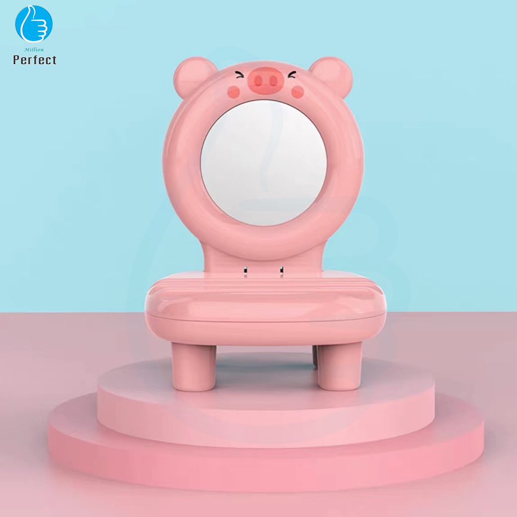 ที่วางโทรศัพท์ตั้งโต๊ะ ที่ตั้งโทรศัพท์ ที่ตั้งโทรศัพท์น่ารักๆ รูปร่างเก้าอี้ รูปร่างสัตว์ ที่วางโทรศัพท์น่ารัก พร้อมกระจก รุ่น CCT7