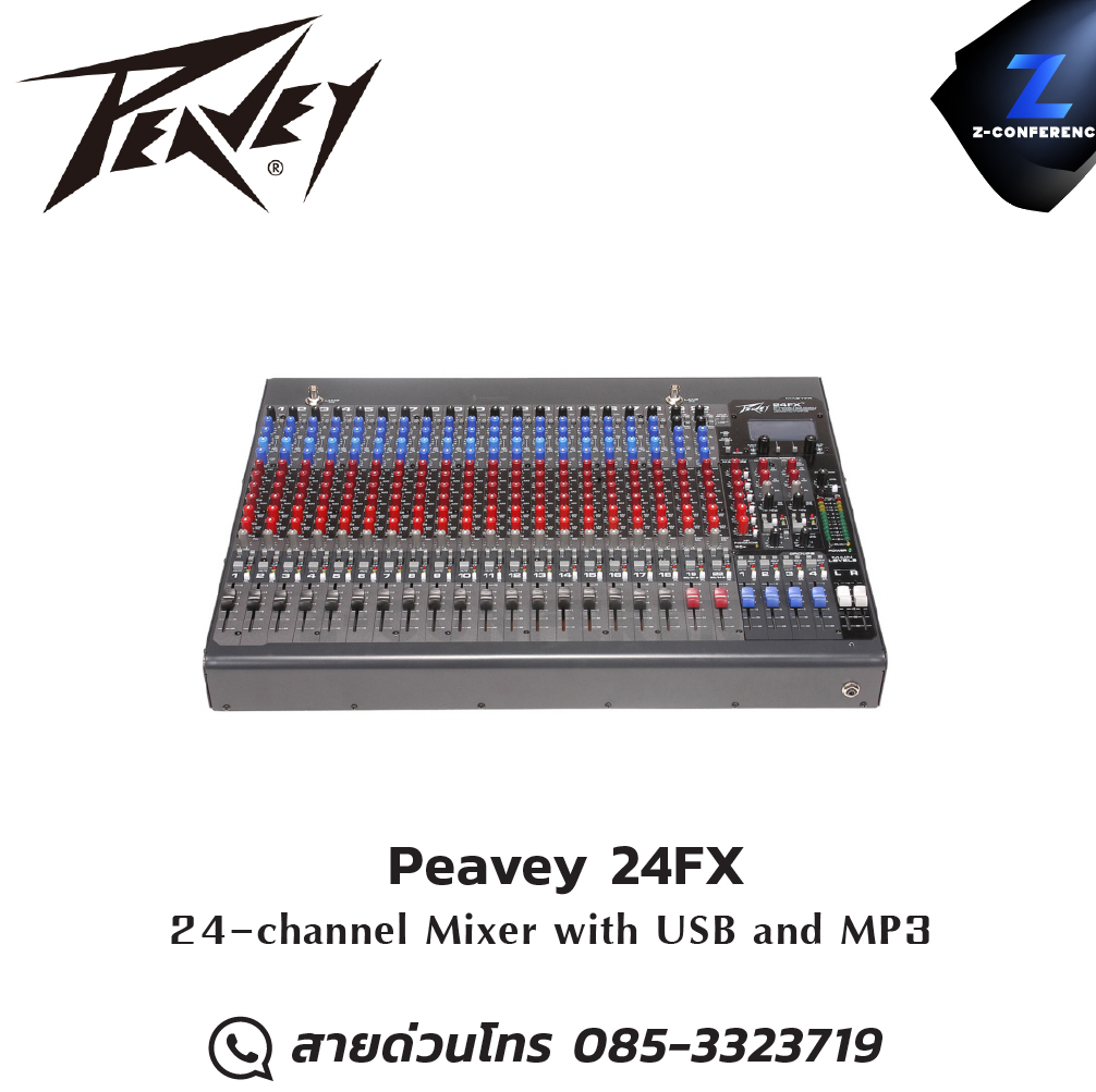 Peavey 24FX มิกเซอร์ 24-channel Mixer มิกเซอร์ , mixer , มิกเครื่องเสียง , มิกเซอร์ดิจิตอล , มิ๊กดิจิตอล