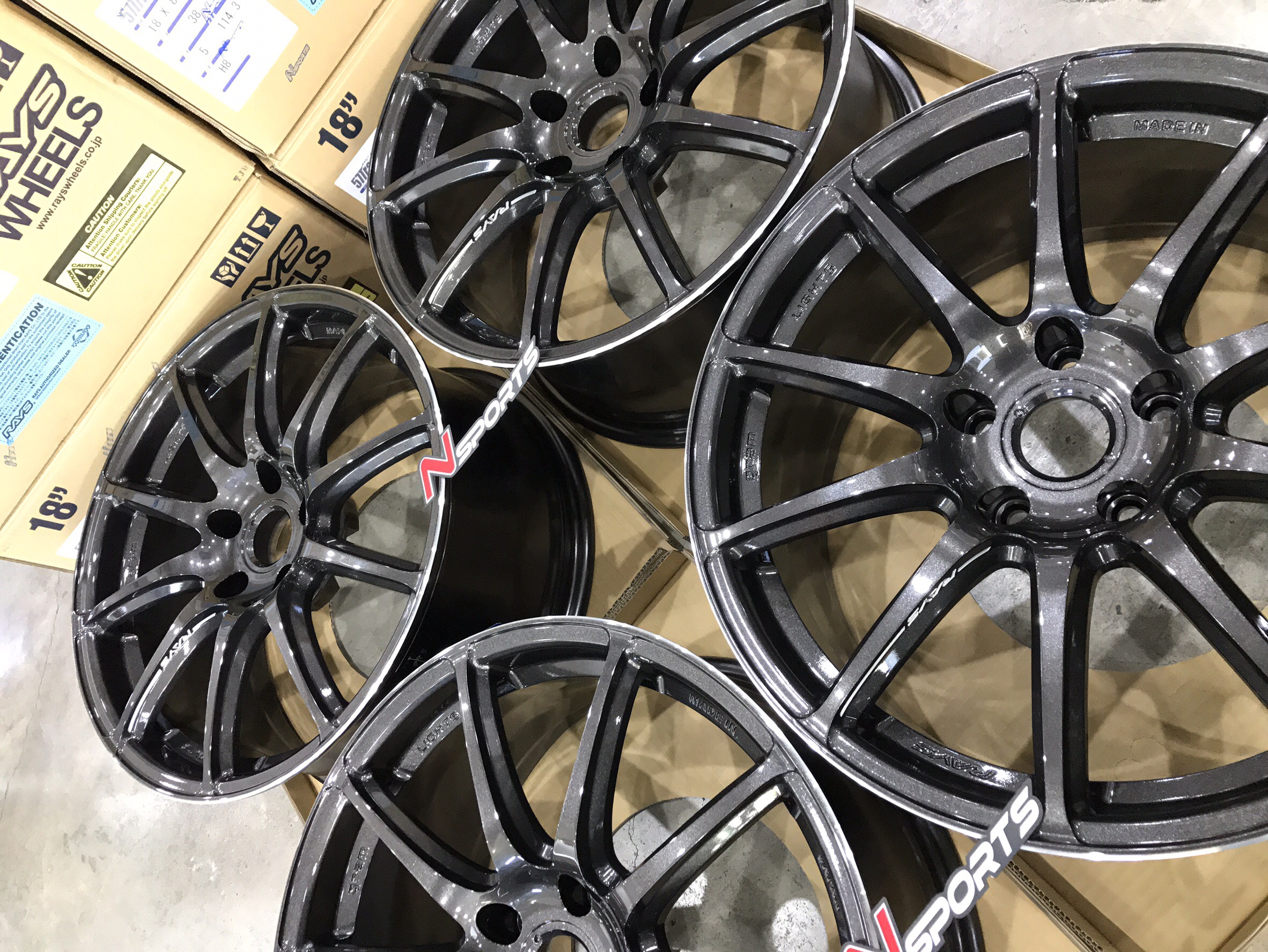 Rayswheel 57Transcend 18x8.5+38 5-114.3