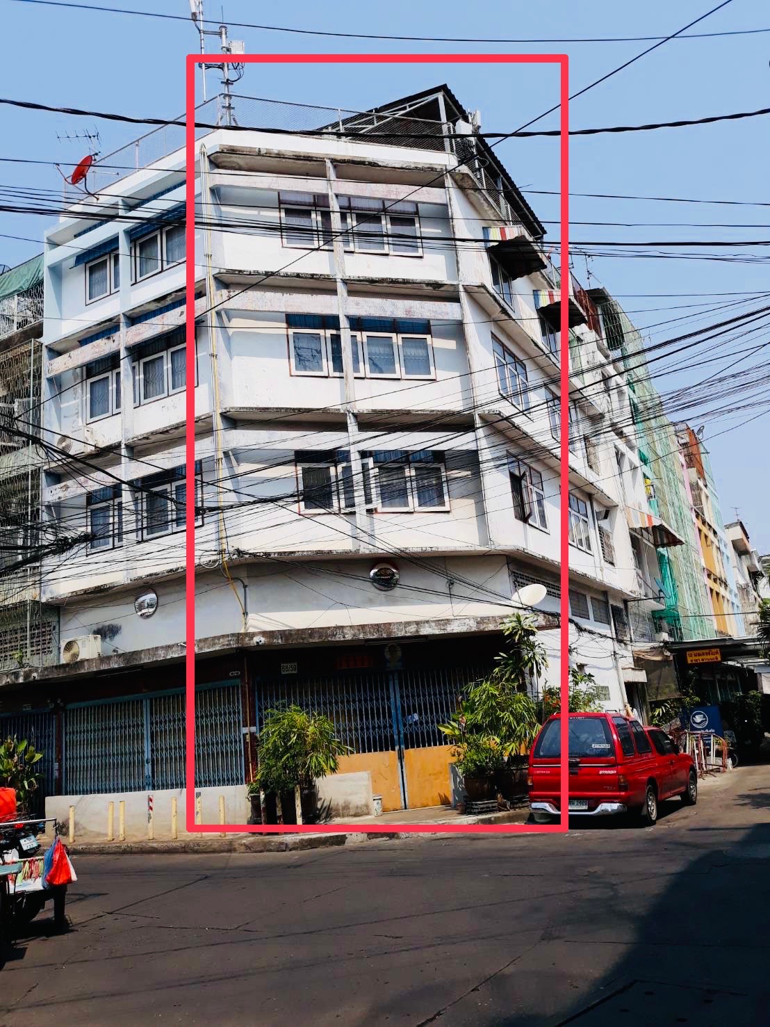 ขาย อาคารพาณิชย์ 2 คูหา 5 ชั้น ซอยนาคบำรุง เขตป้อมปราบศัตรูพ่าย