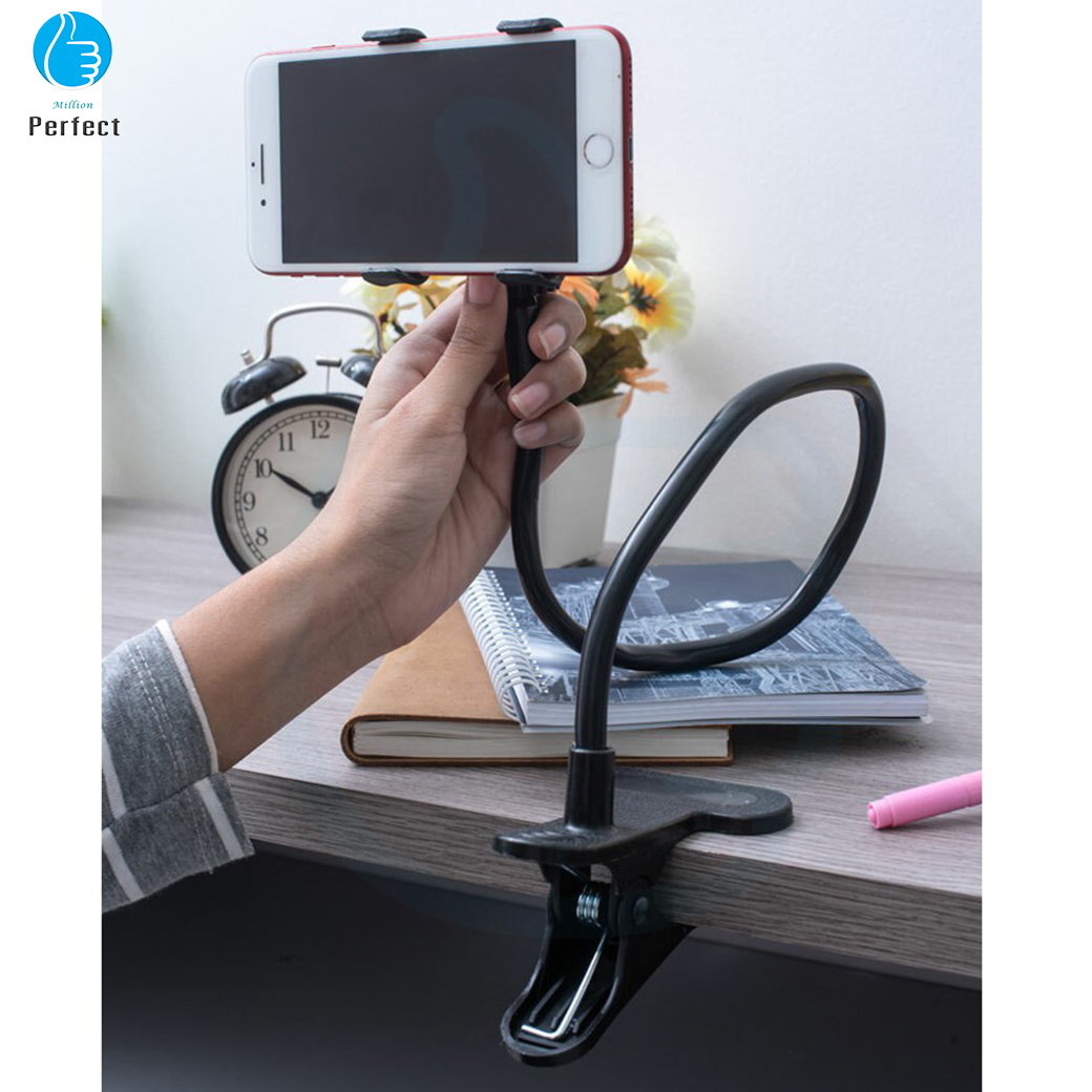 ขายึดมือถือบนหัวเตียงนอนดูหนัง!! ของดีคนขี้เกียจ ที่ยึดมือถือขาตั้งคลิปสำหรับมือถือ สะดวก สบาย ไม่ต้องถือให้เมื่อยมือ รุ่น MBH - 7