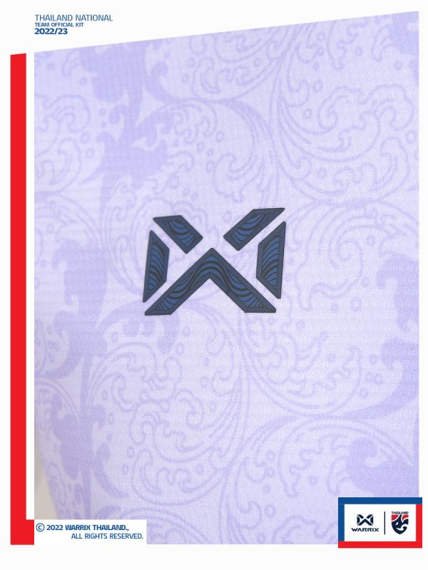 เสื้อเชียร์คอกลม 2022-2023 เสื้อฟุตบอลทีมชาติไทย Thailand National Team Kit (Cheer Version) WA-224FBATH53