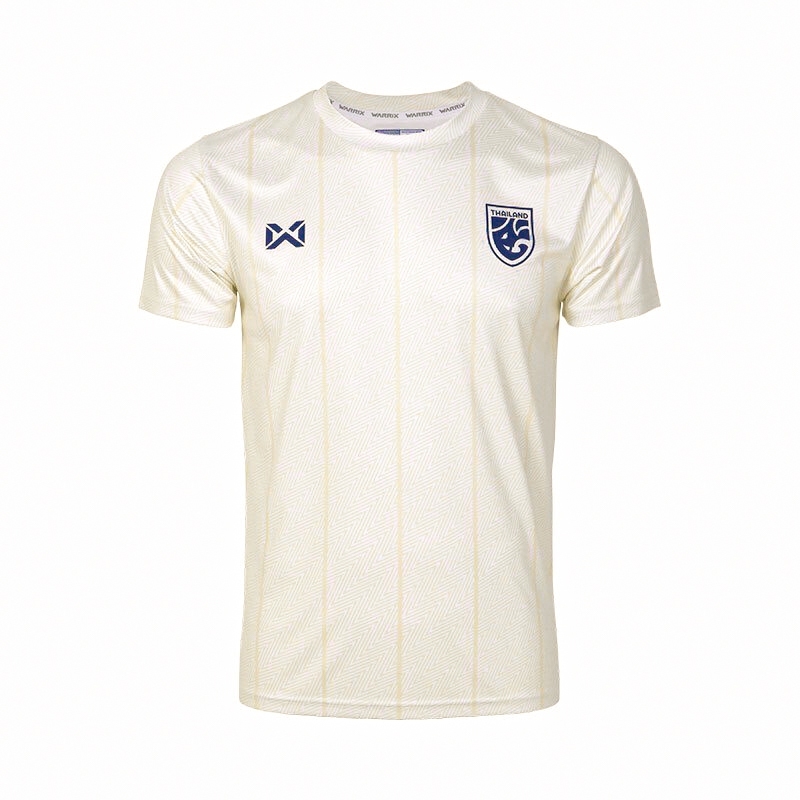 ใหม่ล่าสุด! WARRIX Cheer Icon Jersey เสื้อเชียร์คอกลมทีมชาติไทย แขนสั้น ใส่สบาย ระบายอากาศได้ดี (WA-244FBATH53) - สีดำ/น้ำเงิน/แดง/ขาวงาช้าง