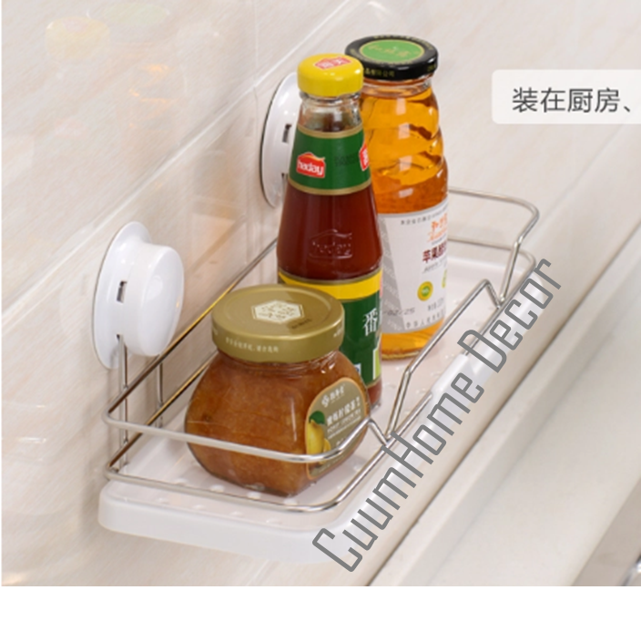 VR-06 ชั้นวางอุปกรณ์ ขนาด L357 x W135 x H142 ไม่ต้องเจาะผนัง