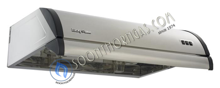 เครื่องดูดควันสแตนเลส Lucky Flame รุ่น R-800S (ขนาด 80 ซม.)