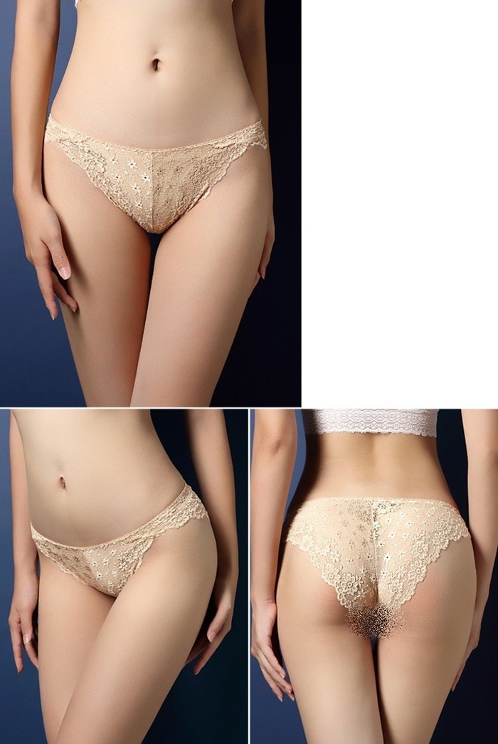 NA074-A กางเกงในเซ็กซี่ กางเกงในผ้าลูกไม้ลายสวยๆตรงขอบด้านบนเป็นยางยืด และด้วยเฉดสีแนวคลาสสิคทำให้เพิ่มความรู้สึกที่ดูแล้วเรียบหรูดีมากค่ะ ***เป็นอีกรหัสที่คนรักลูกไม้ไม่ควรพลาดด้วยประการทั้งปวง