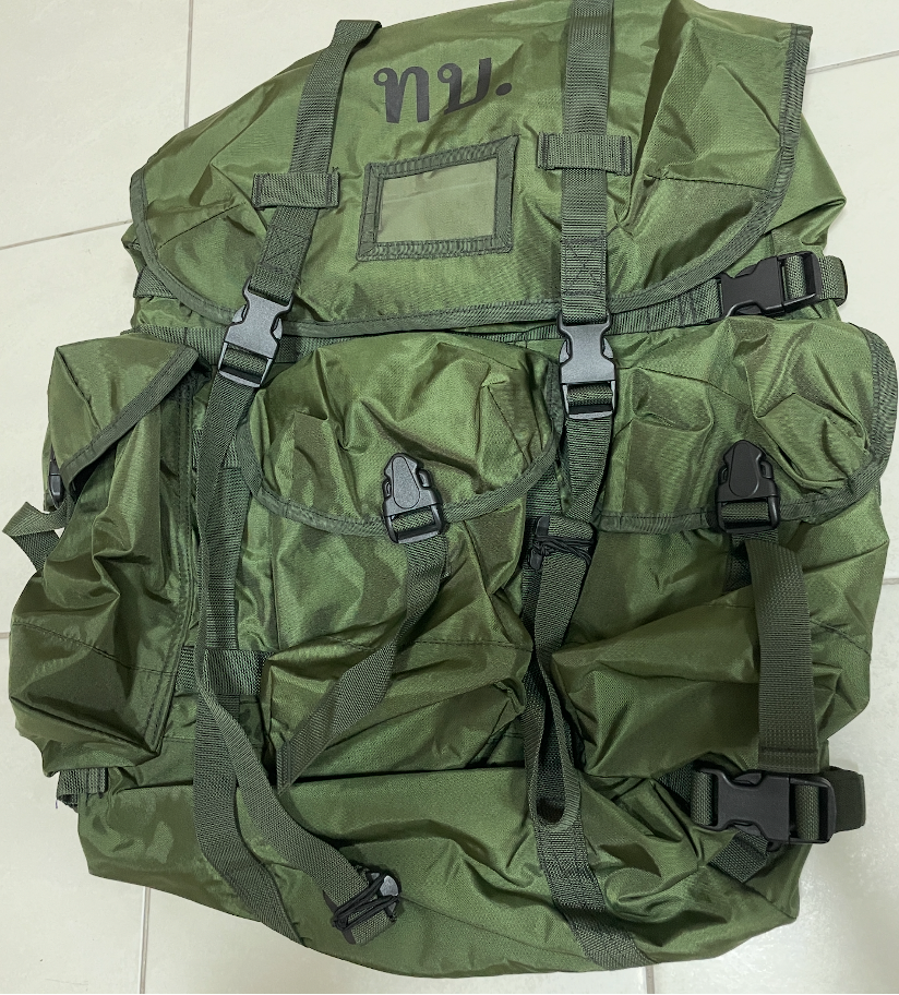 เป้สนาม ทบ แท้ รุ่นใหม่+โครง (ของใหม่, มือ1)