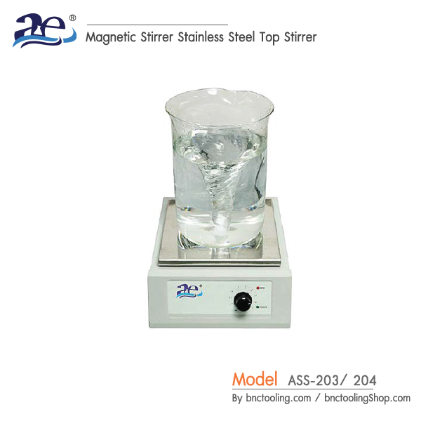 A&E Lab,Magnetic Stirrer Stainless Steel Top Stirrer,ASS-203/204