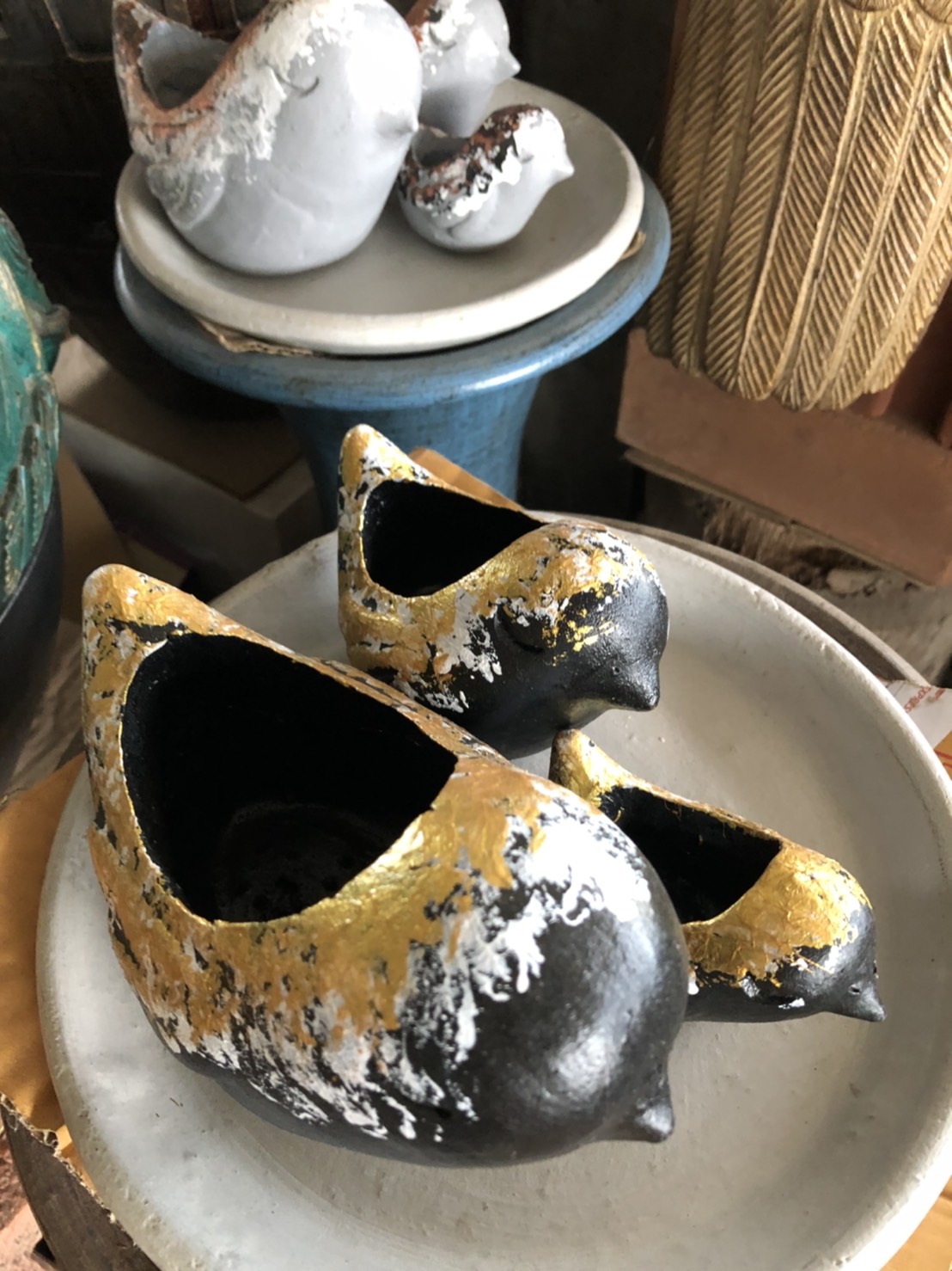 ชุดกระถางแคนตัสครอบครัวนก