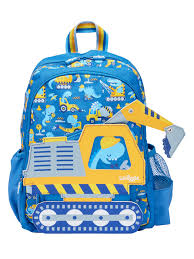 กระเป๋าสะพาย เป้ 14" Smiggle junior- รถไถ