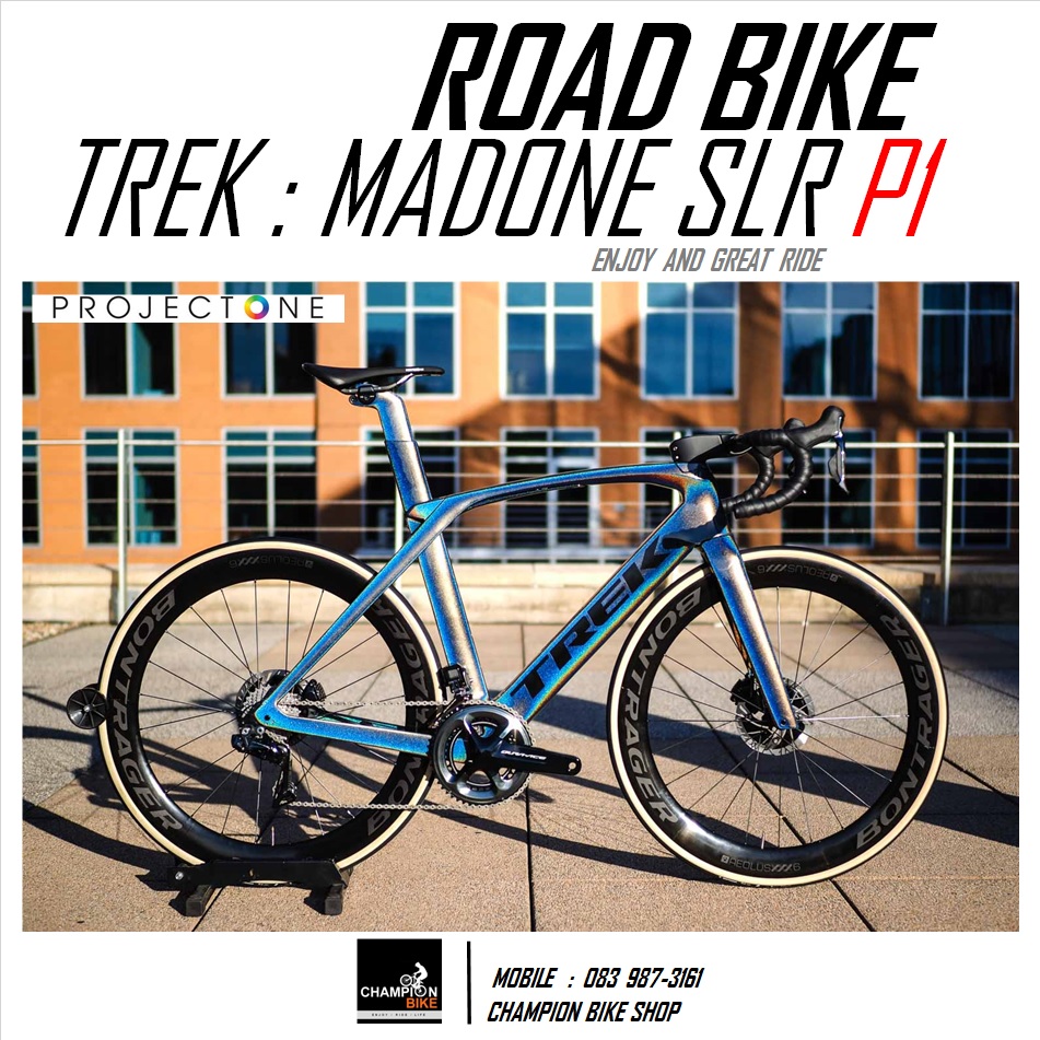 จักรยานเสือหมอบ TREK MADONE SLR DISC PROJECT ONE ICON PRISMATIC PEARL CUSTOM AERO ROAD BIKE