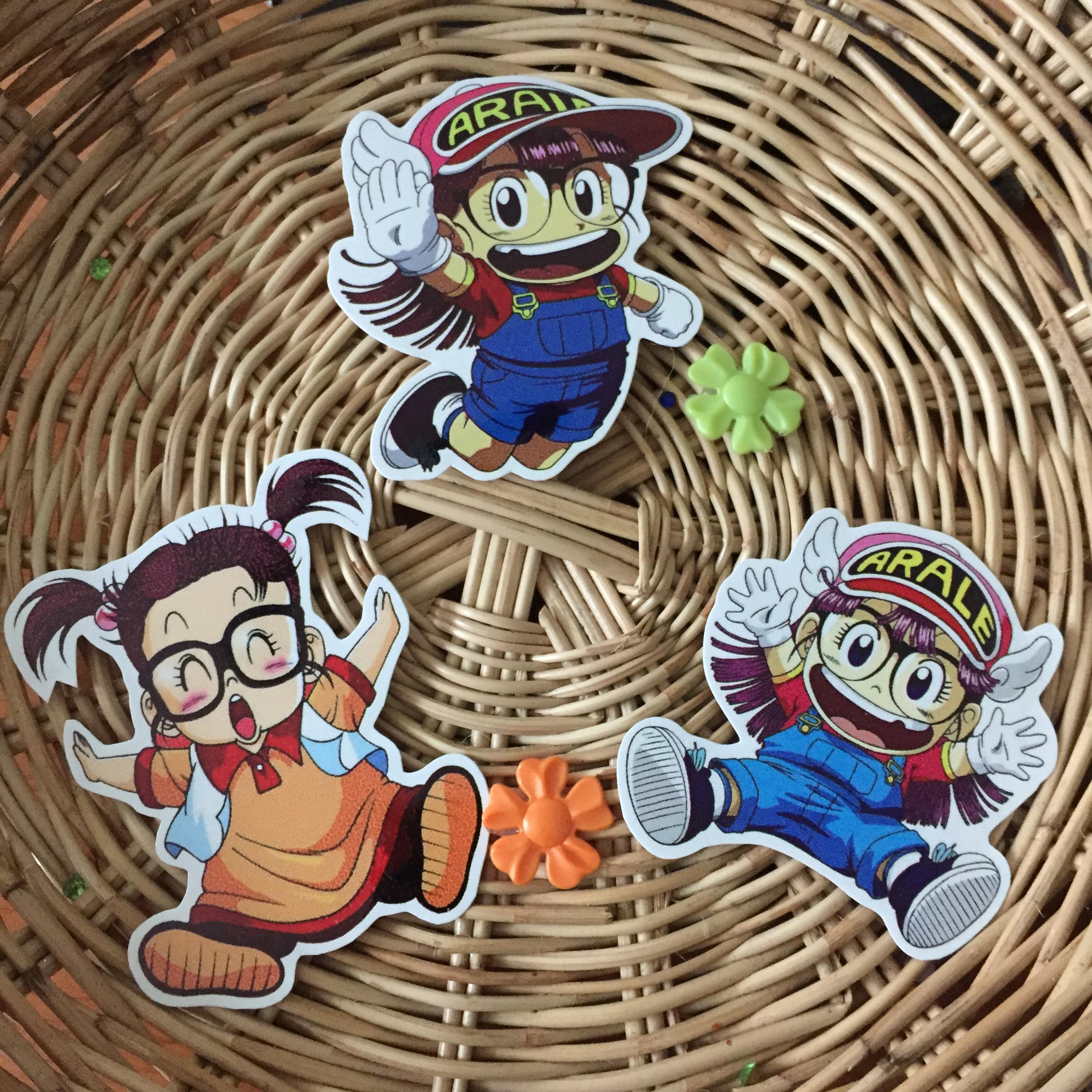 อาราเล่ สติกเกอร์ เคลือบกันน้ำ ติดกระเป๋าเดินทาง มอเตอร์ไซด์ Laptop เคสโทรศัพท์ กระบอกน้ำ Waterproof Decal Sticker