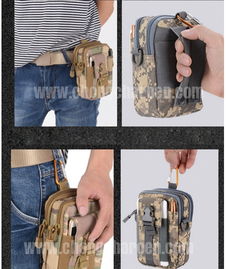 กระเป๋า แทคติคอล คาดเข็มขัด