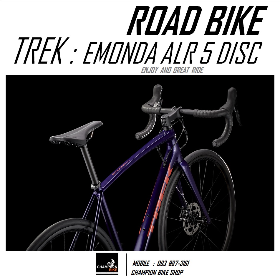 จักรยานเสือหมอบ TREK EMONDA ALR 5 DISC ROAD BIKE - 2022 สีม่วง-ส้ม
