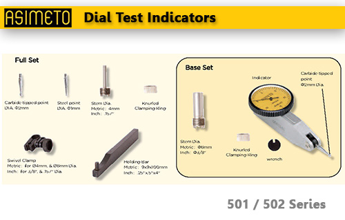 ASIMETO,P104,Dial Test Indicators,501-78-1