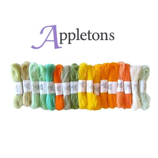 Appletons wool crewel skein 2ply