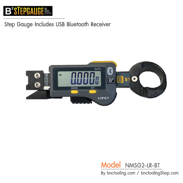 B² STEP GAUGE,Step Gauge Includes USB Bluetooth Receiver,NMSG2-LR-BT