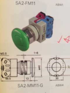 Salser Control Switches Dia 22/25mm - สวิตช์ควบคุมอุตสาหกรรม ขนาดมาตรฐาน 22/25 มม.