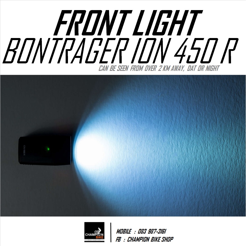ไฟหน้าจักรยาน BONTRAGER : ION 450 R FRONT LIGHT