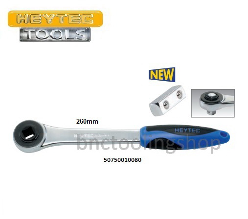 ด้ามฟรี 1/2",Ratchet, with Square Coupler, 2 pcs,HEYTEC,50750010080