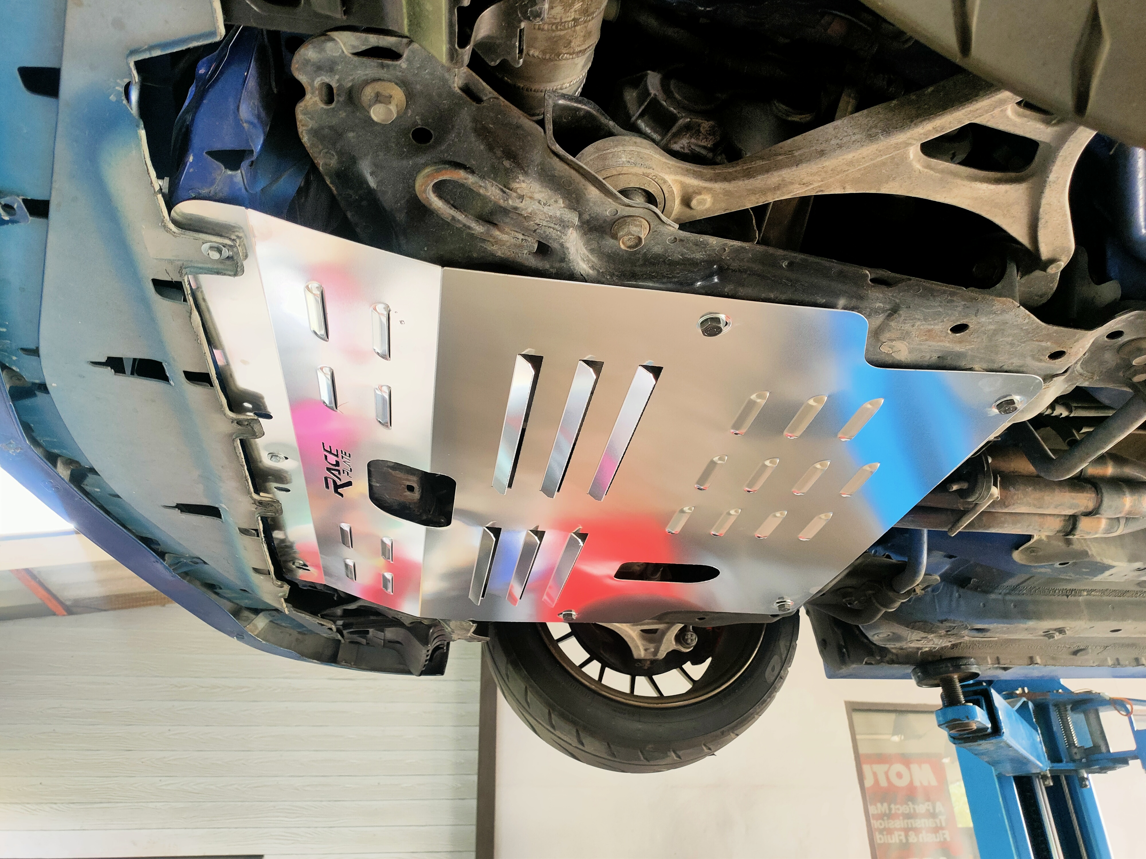 แผ่นปิดใต้ห้องเครื่องอลูมิเนียม Honda DC5 Raceplate_Undertray