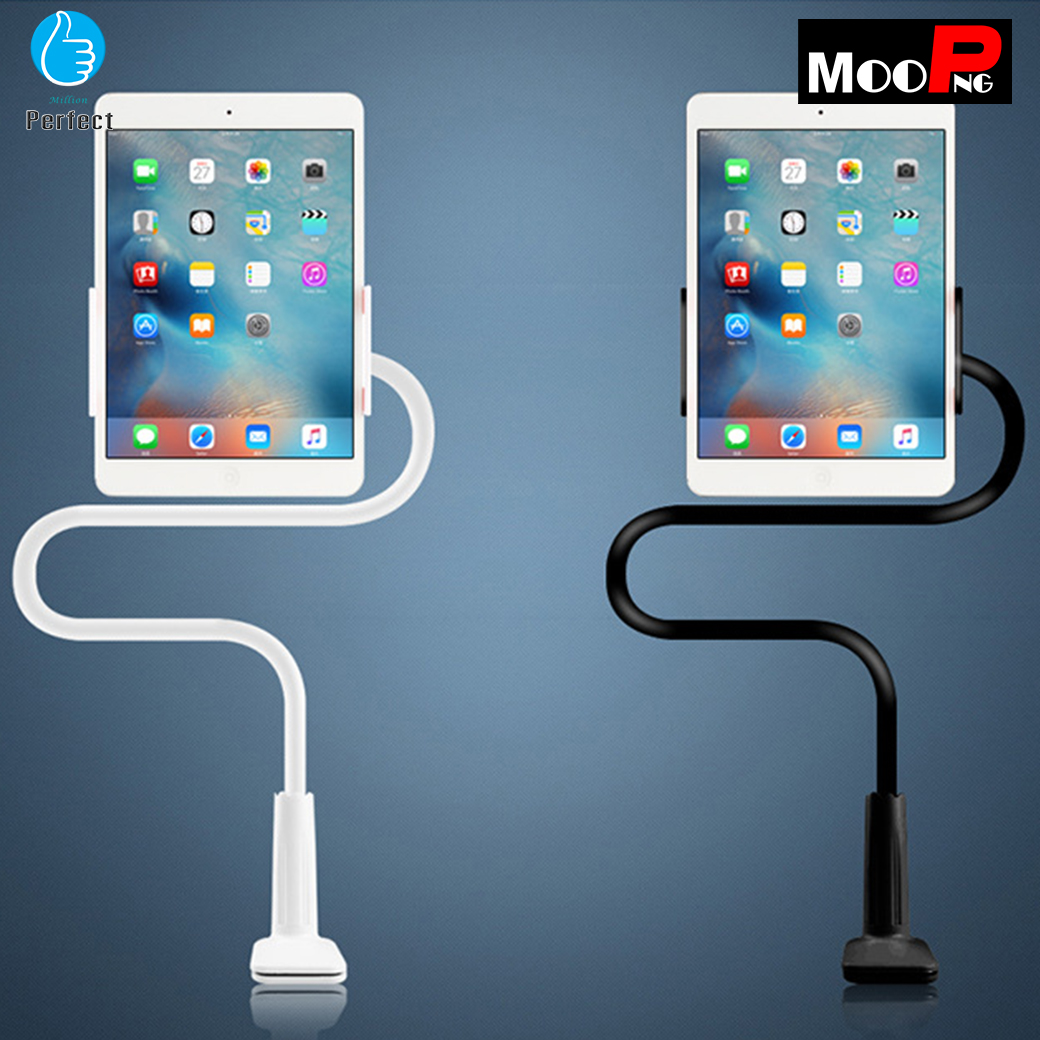 MooPNG ขายึด ipad บนหัวเตียงนอนดูหนัง!! ของดีคนขี้เกียจ ที่ยึด ipad ขาตั้งคลิปสำหรับมือถือ สะดวก สบาย ไม่ต้องถือให้เมื่อยมือ รุ่น MBH - 9