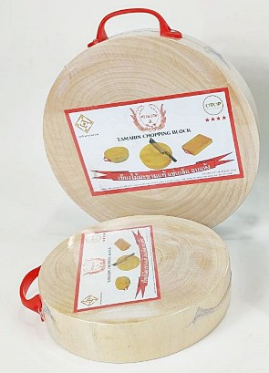 เขียงไม้กลม เขียงไม้มะขาม เบอร์ 17 / 18 / 19