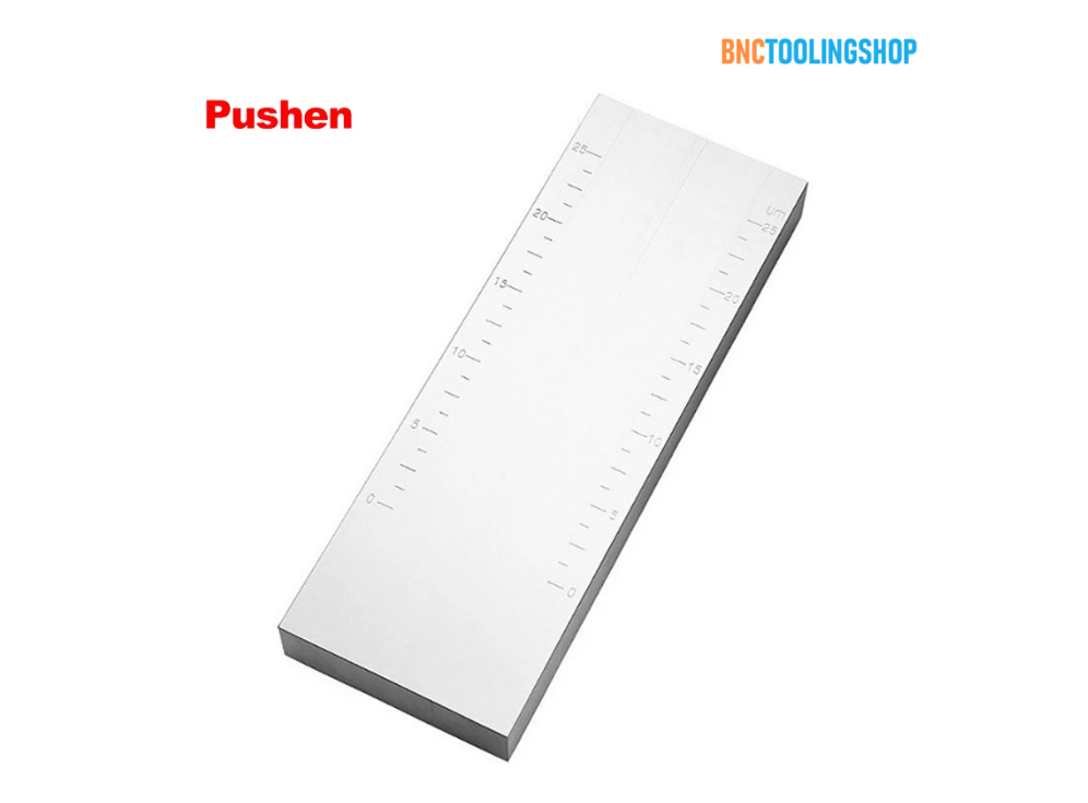 High Precision fineness Meter Grindometer,PUSHEN Double Wide Groove Grindometer High Precision Fineness of Grind Gauges meter tester gages 25mm groove paint inks