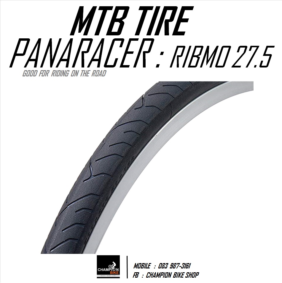 ยางเสือภูเขาทางเรียบ PANARACER : RIBMO PT 27.5 x 1.5 MTB TIRE