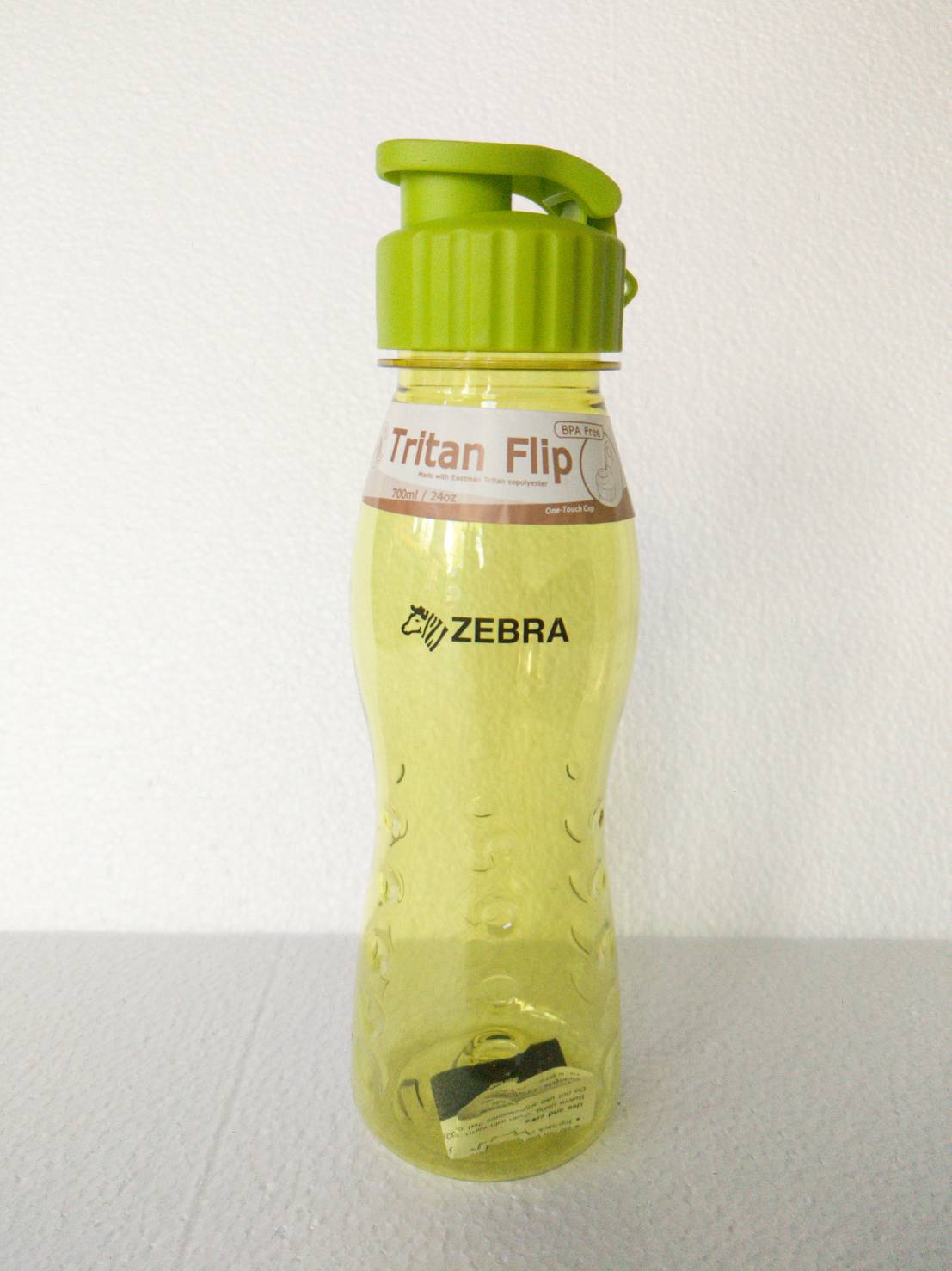 Zebra ขวดน้ำพลาสติก Tritan 0.8 ลิตร (สีเขียว) ตราหัวม้าลาย